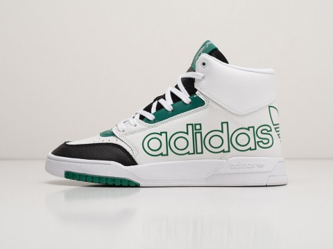 Adidas Drop Step High White / Green / Black