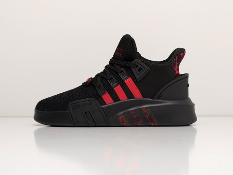 Мужские кроссовки Adidas EQT Bask ADV Black / Black / Red (40-45 размер)