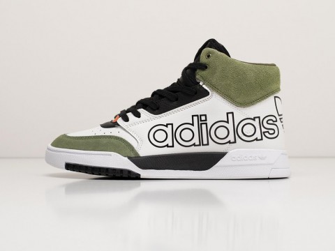 Adidas Drop Step High White / Black / Khaki артикул 19827
