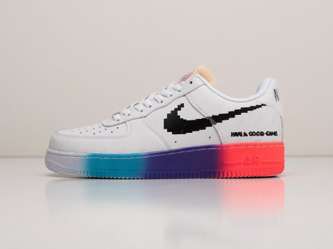 Nike Air Force 1 Low белые кожа мужские (40-45) Nike Air Force 1 Low белые кожа мужские (40-45)