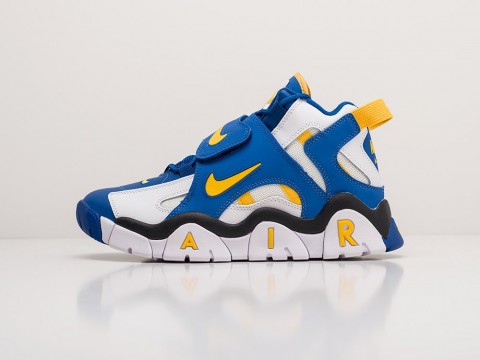 Мужские кроссовки Nike Air Barrage Mid Blue / White / Yellow (40-45 размер)