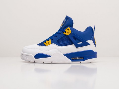 Nike Air Jordan 4 Retro WMNS Blue / White / Yellow
