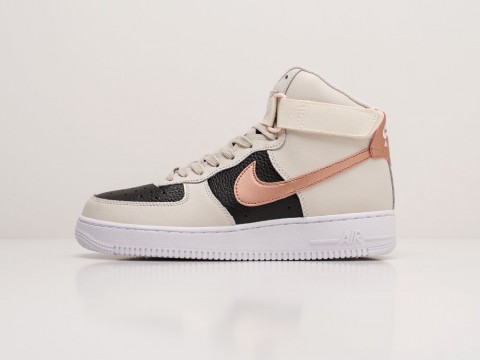 Мужские кроссовки Nike Air Force 1 High Bronze белые