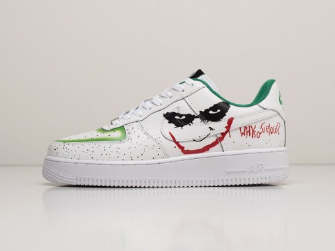 Nike Air Force 1 Low Jocker Why So Serious белые кожа мужские (40-45) Nike Air Force 1 Low Jocker Why So Serious белые кожа мужские (40-45)