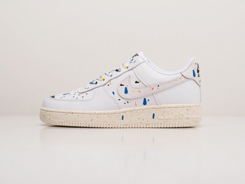 Nike Air Force 1 Low WMNS Custom белые кожа женские (36-40)