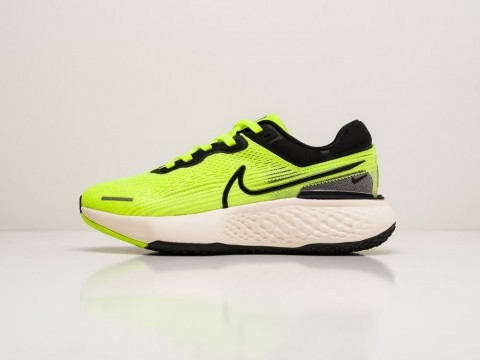 Мужские кроссовки Nike ZoomX Invincible Run Flyknit Volt / Barely Volt / Black (40-45 размер)