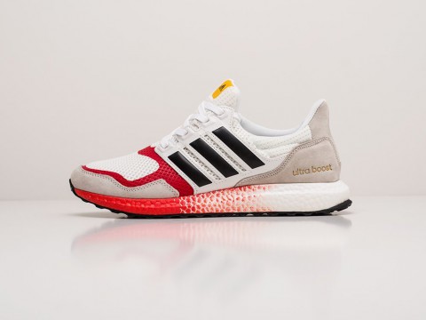 Мужские кроссовки Adidas Ultra Boost S&L White / Black / Red (40-45 размер)