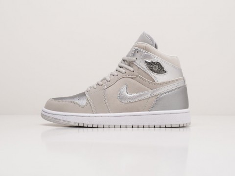 Nike Air Jordan 1 WMNS Grey / Metallic Silver / White