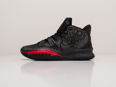 Nike Kyrie 7 Black University Red черные текстиль мужские (40-45)