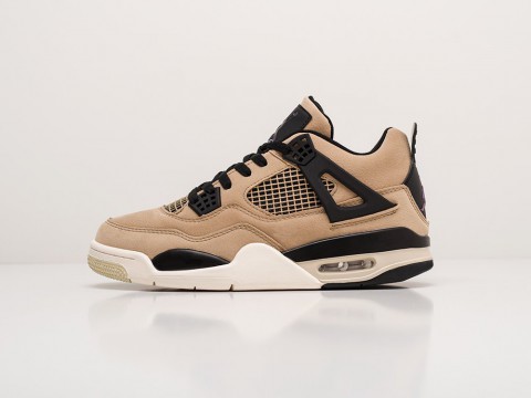 Мужские кроссовки Nike Air Jordan 4 Retro коричневые