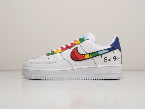 Nike Air Force 1 Low 69 Rainbow Custom White / Rainbow