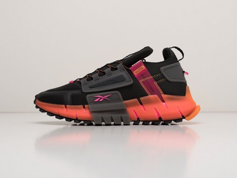 Мужские кроссовки Reebok Zig Kinetica Edge Black / Pink / Orange (40-45 размер)
