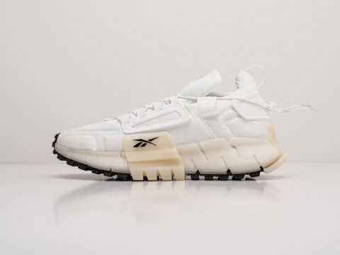 Reebok Zig Kinetica Edge White / White / Black артикул 20217 Reebok Zig Kinetica Edge White / White / Black артикул 20217