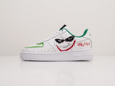 Nike Air Force 1 Low WMNS Why So Serious белые кожа женские (36-40)
