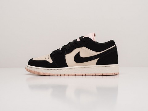Женские кроссовки Nike Air Jordan 1 Low WMNS Black / Pink (36-40 размер)