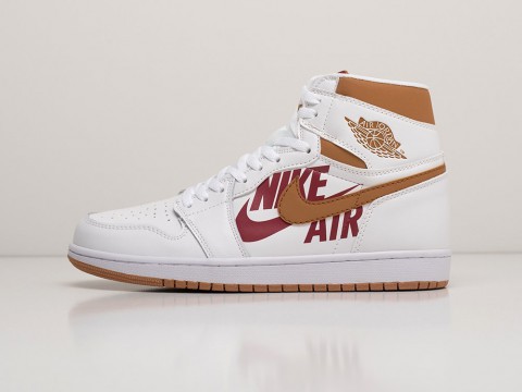 Мужские кроссовки Nike Air Jordan 1 белые Мужские кроссовки Nike Air Jordan 1 белые