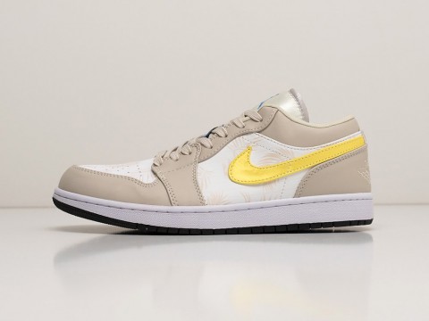 Nike Air Jordan 1 Low бежевые кожа мужские (40-45) Nike Air Jordan 1 Low бежевые кожа мужские (40-45)
