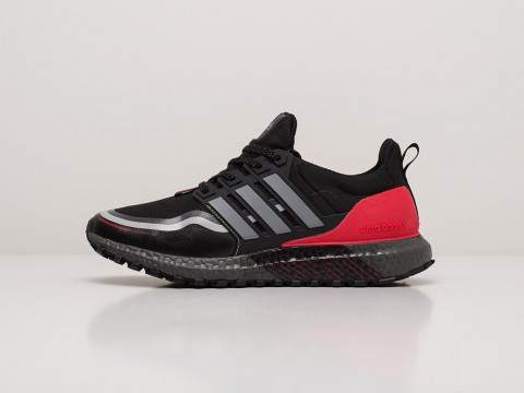 Adidas Ultra Boost Black / Grey / Red артикул 20444