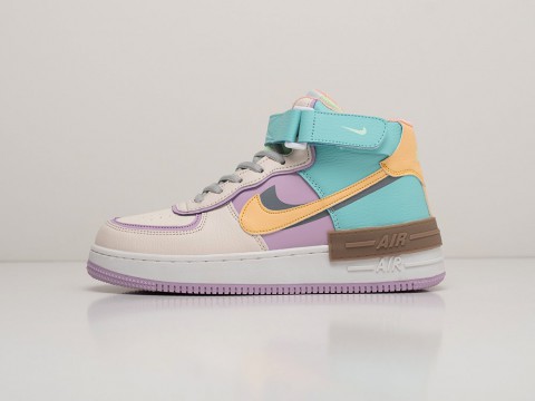 Женские кроссовки Nike Air Force 1 Shadow High WMNS Pale Ivory Pale Ivory / Celestial Gold (36-40 размер)