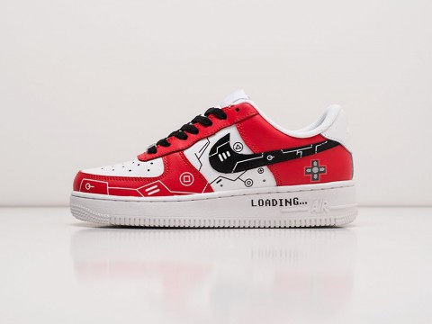 Nike Air Force 1 Low красные кожа мужские (40-45) Nike Air Force 1 Low красные кожа мужские (40-45)