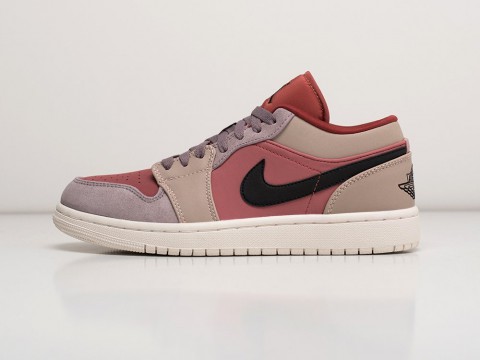 Nike Air Jordan 1 Low Brown / Grey / White артикул 21134