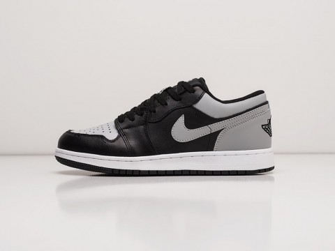 Nike Air Jordan 1 Low Black / Grey / White артикул 21181
