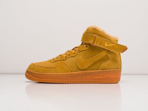 Nike Air Force 1 Yellow / Brown