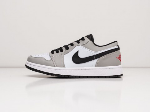 Женские кроссовки Nike Air Jordan 1 Low WMNS White / Grey / Black (36-40 размер)
