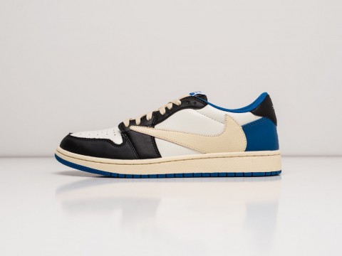 Nike Air Jordan 1 Low x Travis Scott белые кожа мужские (40-45) Nike Air Jordan 1 Low x Travis Scott белые кожа мужские (40-45)