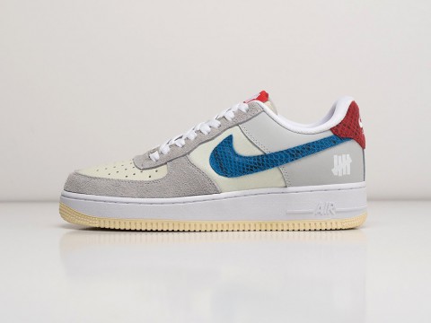 Мужские кроссовки Nike x Undefeated Air Force 1 Low серые Мужские кроссовки Nike x Undefeated Air Force 1 Low серые