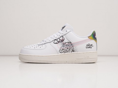 Nike Air Force 1 Low The Great Unity белые артикул 21301