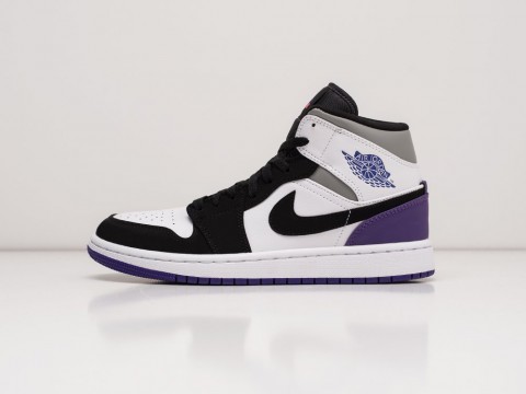 Nike Air Jordan 1 White / Black / Purple