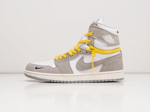 Nike Air Jordan 1 High Switch White / Grey / Yellow