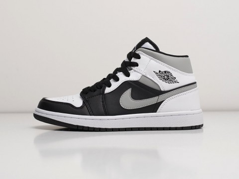 Nike Air Jordan 1 WMNS Black / Grey / White артикул 21309