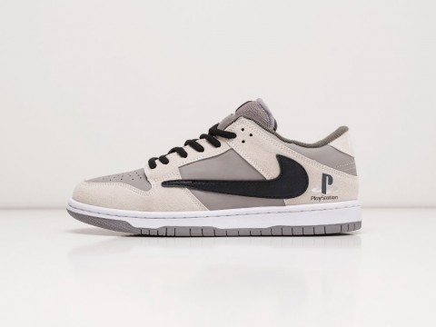 Nike SB Dunk Low x Travis Scott х PlayStation 5 серые - фото Nike SB Dunk Low x Travis Scott х PlayStation 5 серые - фото