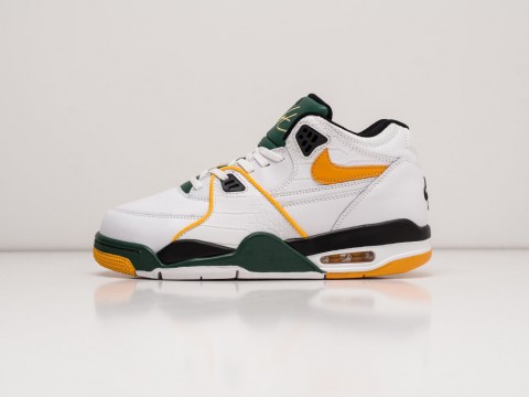 Nike Air Flight 89 White / Green / Yellow артикул 21324 Nike Air Flight 89 White / Green / Yellow артикул 21324