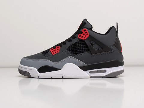 Мужские кроссовки Nike Air Jordan 4 Retro серые Мужские кроссовки Nike Air Jordan 4 Retro серые