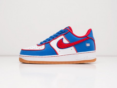 Nike Air Force 1 Low Five Boroughs Pack The Bronx Vibrant Blue / Challenge Red / White