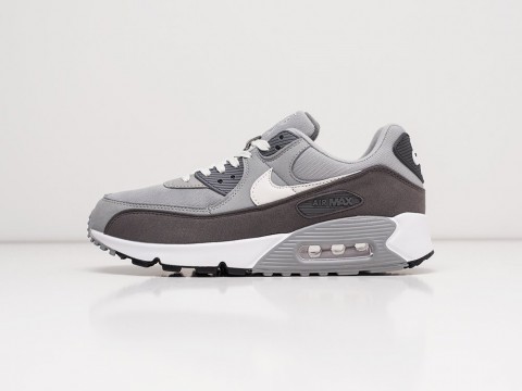 Мужские кроссовки Nike Air Max 90 Grey / Grey / White (40-45 размер)