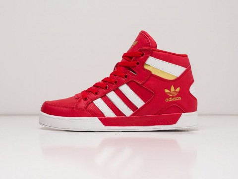 Мужские кроссовки Adidas Hard Court High Red / White / Gold (40-45 размер)