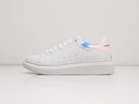 Alexander McQueen Lace-Up Sneaker WMNS Clear White артикул 21434