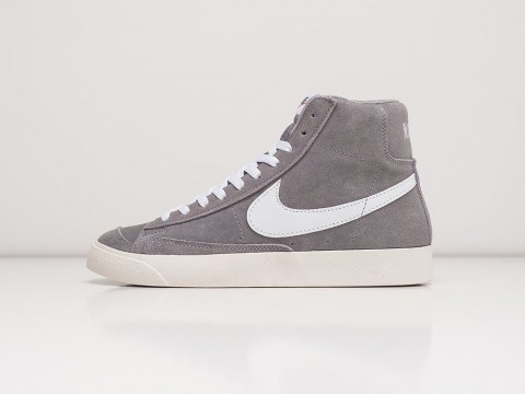 Мужские кроссовки Nike Blazer Mid 77 Grey / White (40-45 размер)