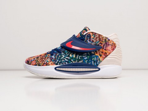 Nike KD 14 Psychedelic Deep Royal Blue / Pale Coral / Coconut Milk