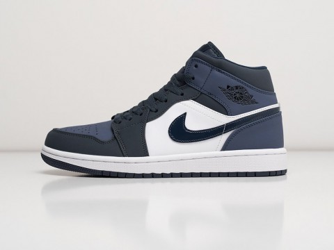 Nike Air Jordan 1 синие - фото Nike Air Jordan 1 синие - фото