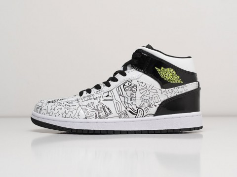 Мужские кроссовки Nike Air Jordan 1 DIY белые Мужские кроссовки Nike Air Jordan 1 DIY белые