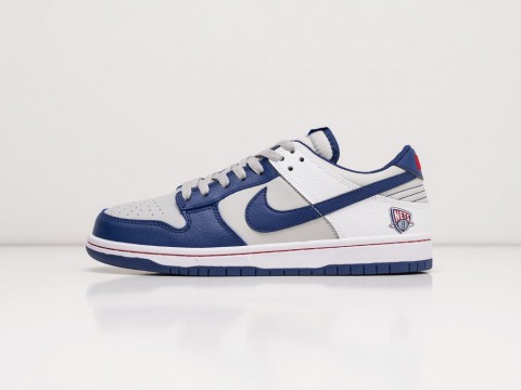 Мужские кроссовки Nike SB Dunk Low NBA 75th Anniversary Brooklyn Nets серые Мужские кроссовки Nike SB Dunk Low NBA 75th Anniversary Brooklyn Nets серые