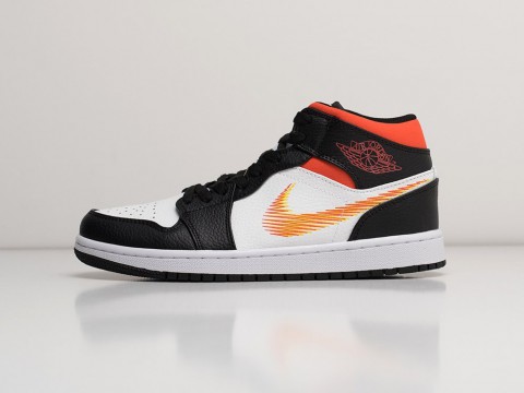 Nike Air Jordan 1 Zig Zag Swoosh White / Black / Orange