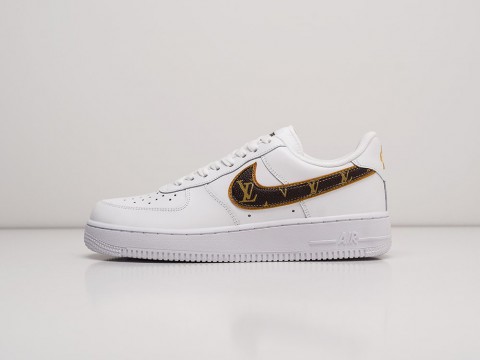 Nike x Louis Vuitton Air Force 1 Low белые кожа мужские (40-45) Nike x Louis Vuitton Air Force 1 Low белые кожа мужские (40-45)