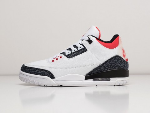 Мужские кроссовки Nike Air Jordan 3 Retro белые Мужские кроссовки Nike Air Jordan 3 Retro белые