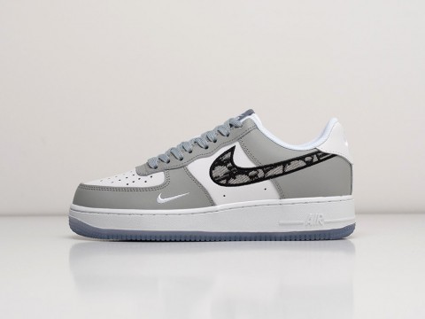 Nike x Dior Air Force 1 Low WMNS White / Grey артикул 21742
